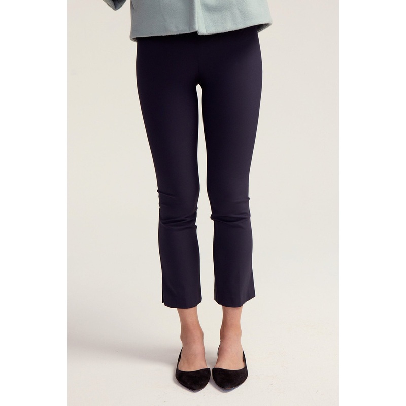 Side Slit Ankle Pant – Navy Navy 0