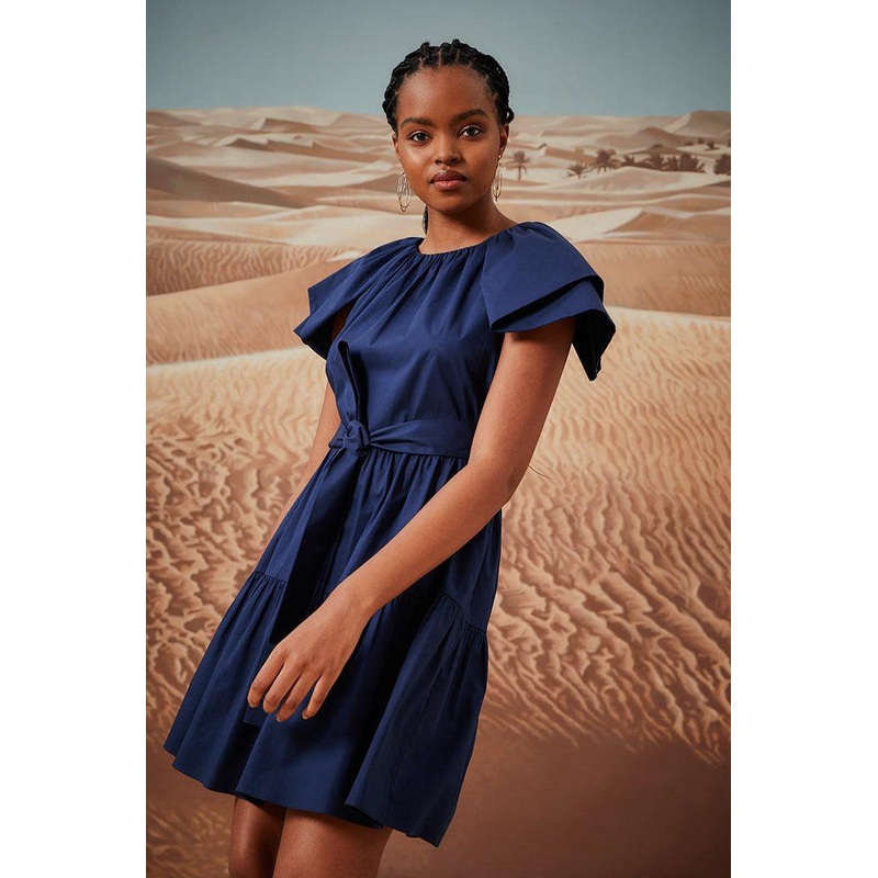 Ophelia Dress – Navy Navy XS