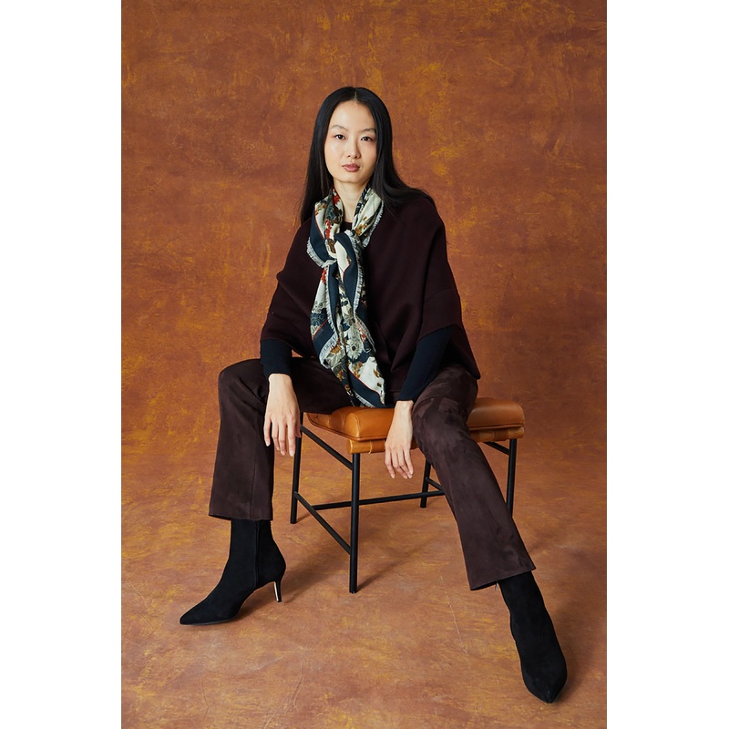 Suede Kick Flare Pant – Chocolate Chocolate XS