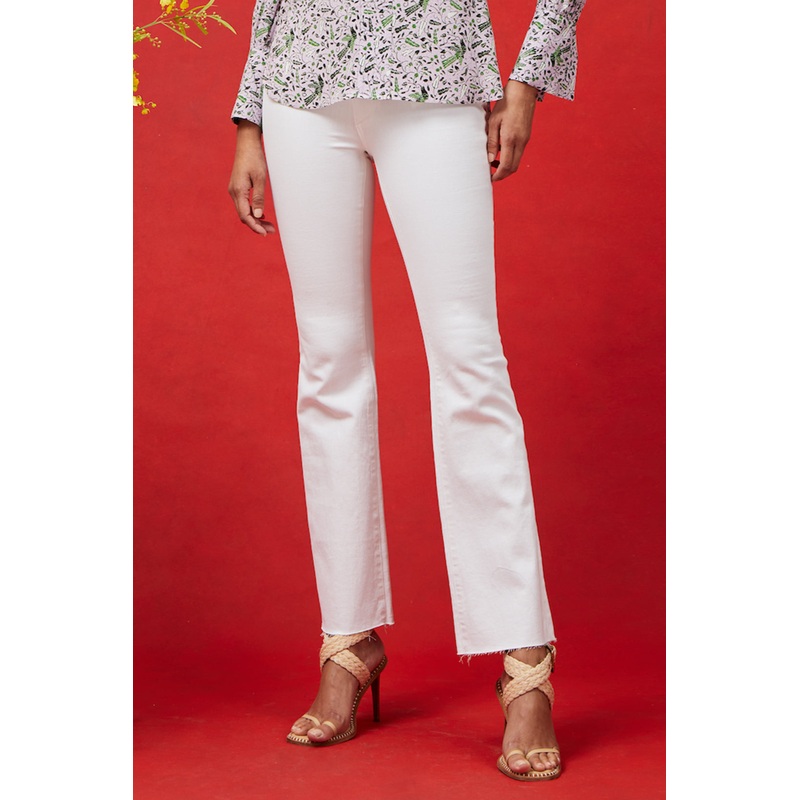 Bridget Boot Crop Jean – Milk Milk 25