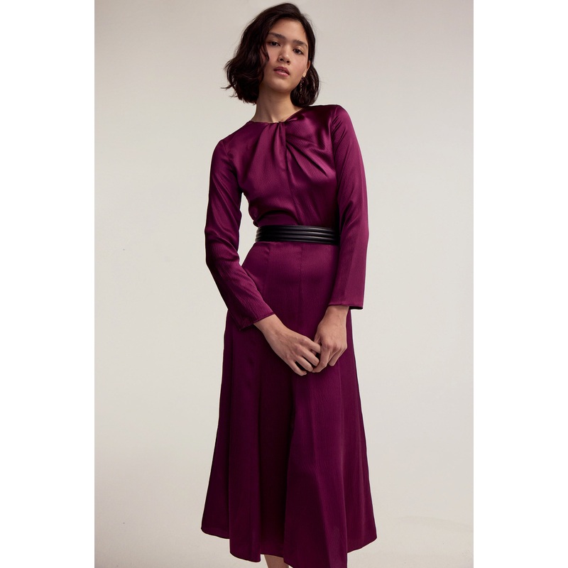 Ginger Dress – Plum Hammered Plum Hammered XS – SOLD OUT