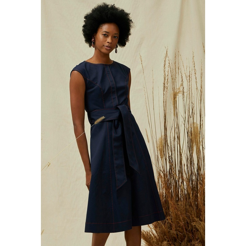 Tulum Dress – Navy Navy XS