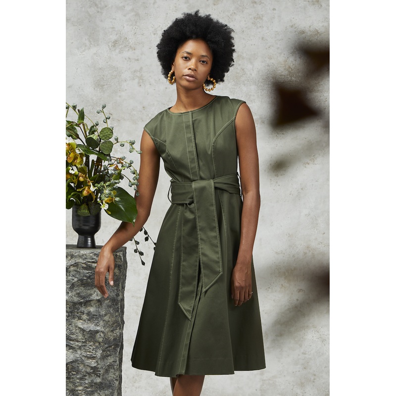 Tulum Dress – Olive Olive XS