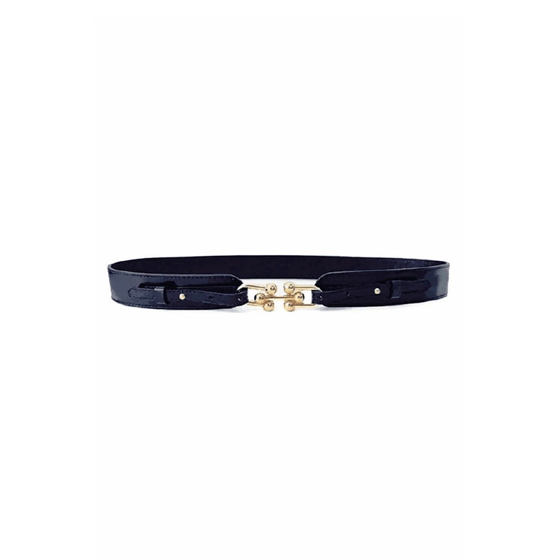 Globe Belt – Navy Leather Navy XS