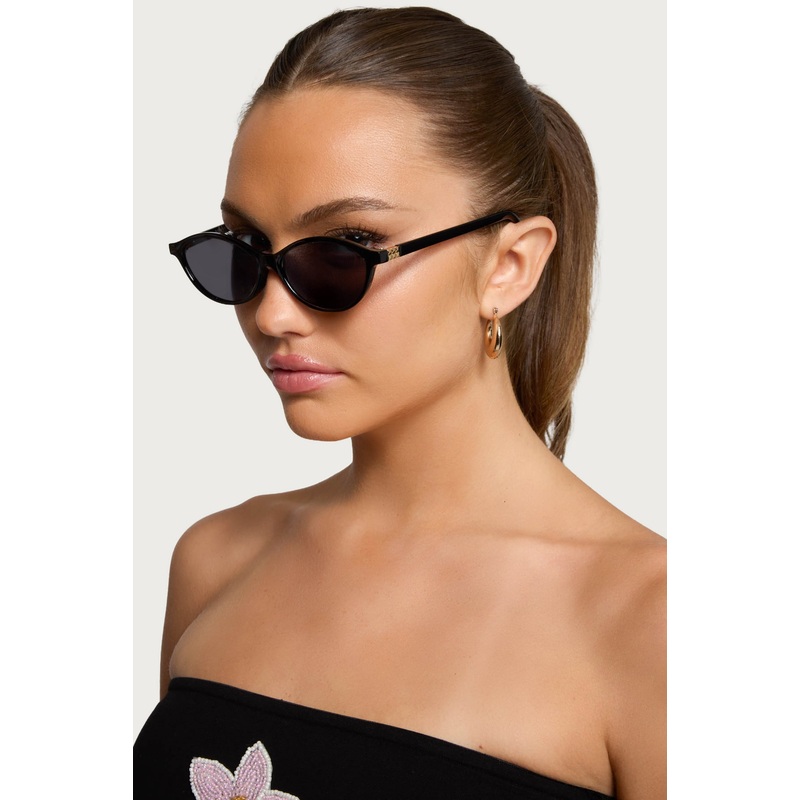 Lilietta Round Sunglasses BLACK OS
