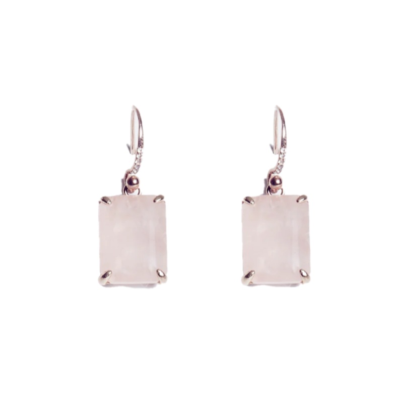 Rose Quartz Earrings