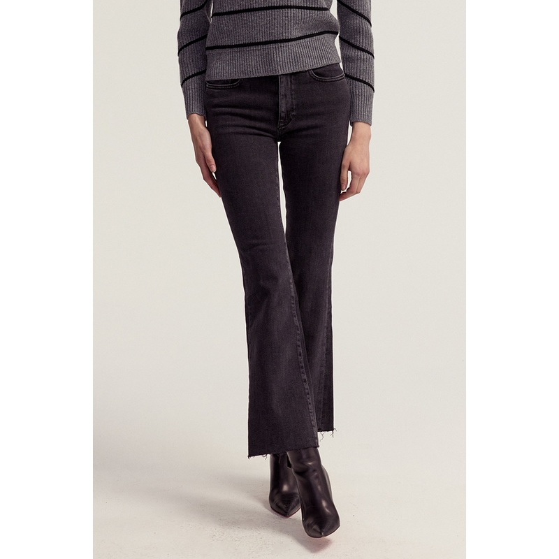 Bridget Boot High Rise Jean – Soft Black Soft Black 25