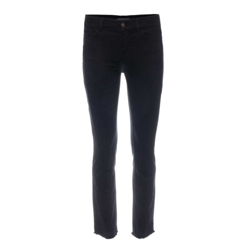 Mara Straight Leg Ankle Jean – Black Peached Raw Black Peached Raw 25