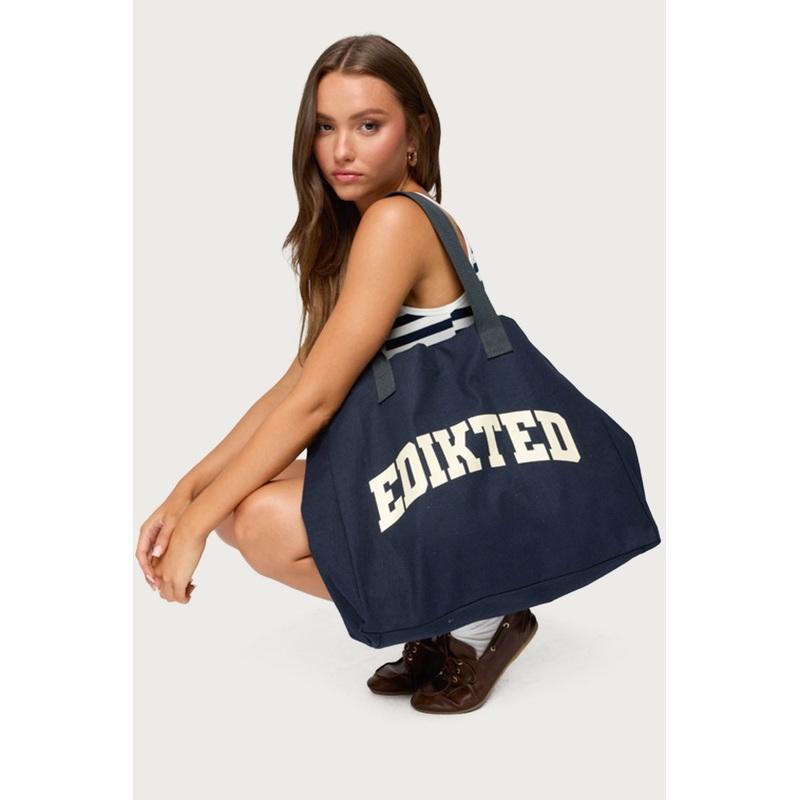 My Edikted Tote Bag NAVY OS