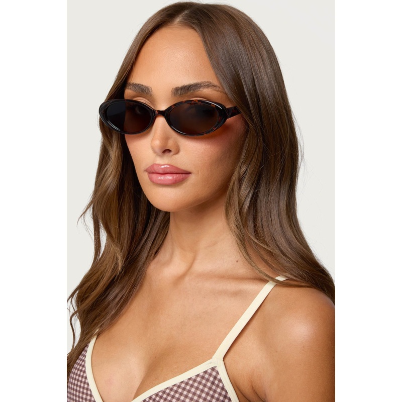 Rosalie Oval Sunglasses TORTOISE OS