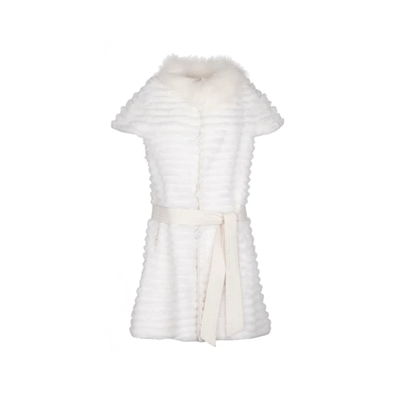 3/4 Reversible Jacket – Ivory Ivory Rex XS