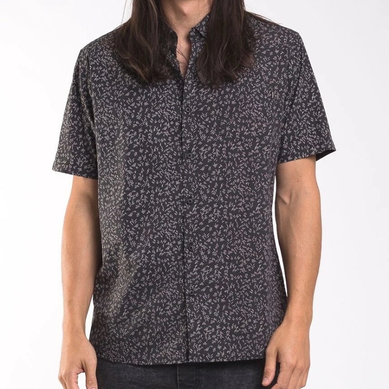 Wild Rice Ss Shirt Black S