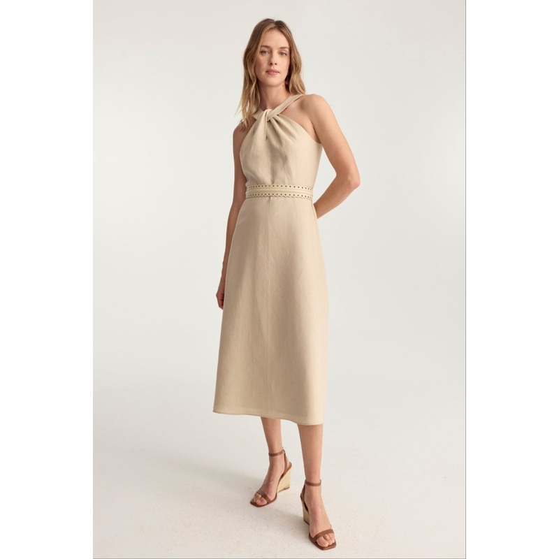 Sol Dress – Tan XS Tan