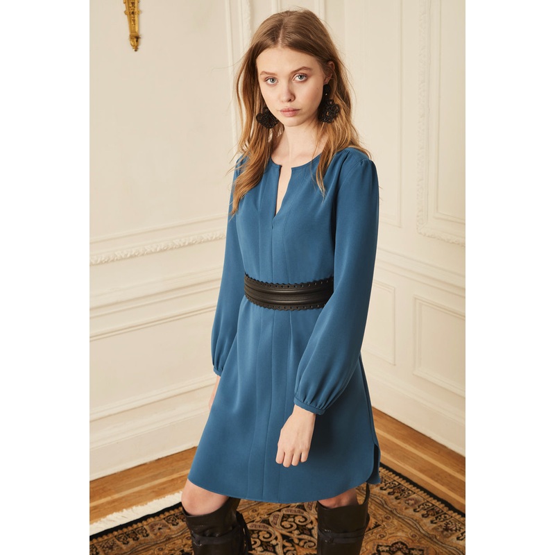 Classic Shirt Dress – Teal Teal XS