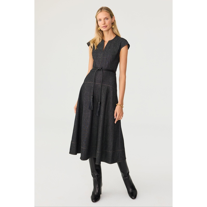 Celeste Dress – Black Denim XS – Preorder 11/15 Black Denim