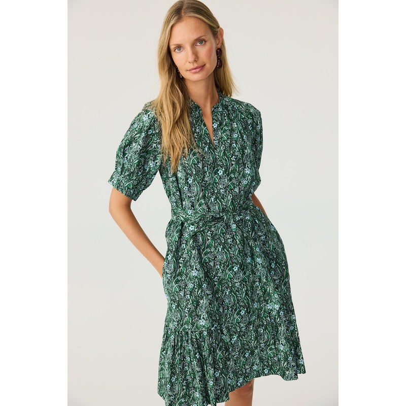 Marigold Dress – Emerald Wildflower XS Emerald Wildflower