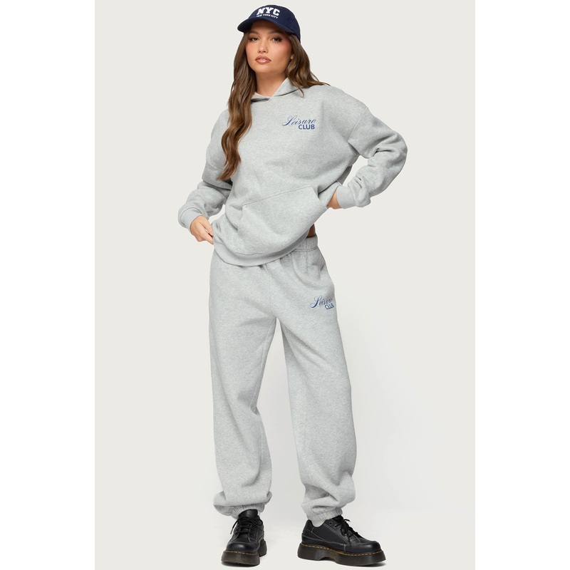 Leisure Club Sweatpants GRAY-MELANGE XS