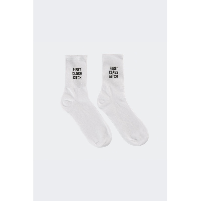 First Class Socks WHITE