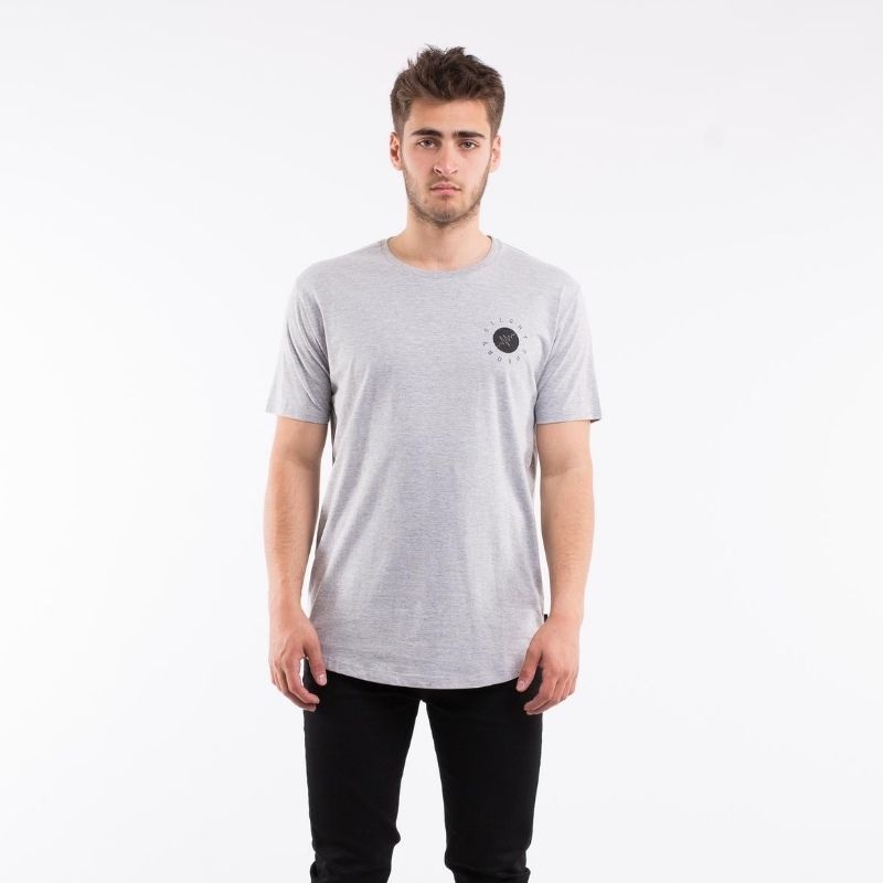 Stacked Tee Grey Marle S