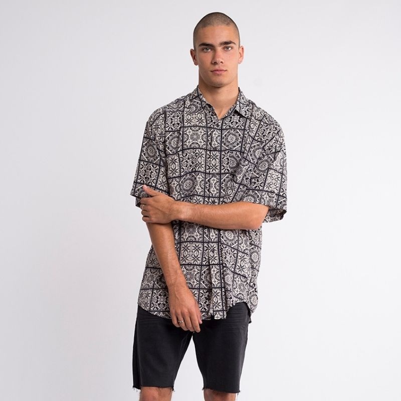 Tile S/S Shirt Print S
