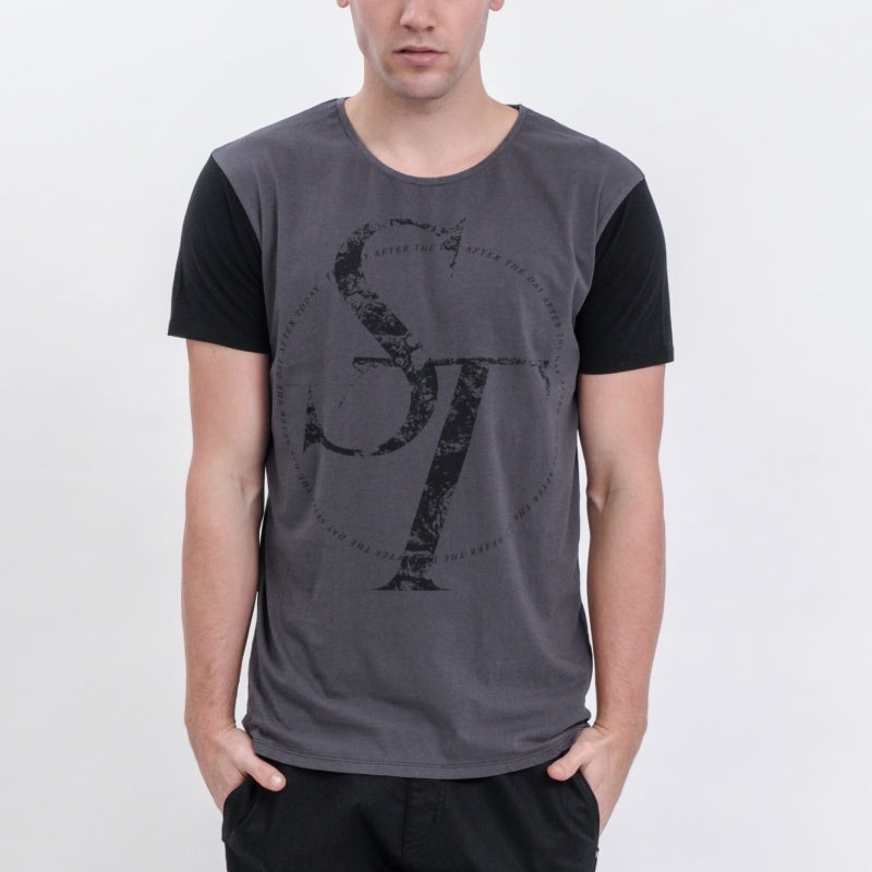 Tonight Tee Charcoal/Black S