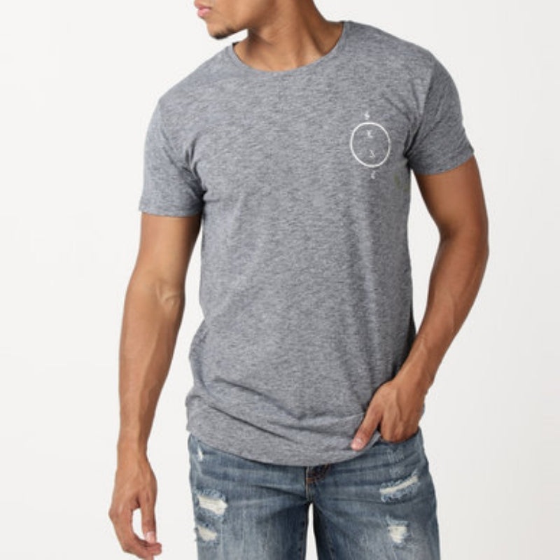 Vague Tee Navy Texture S