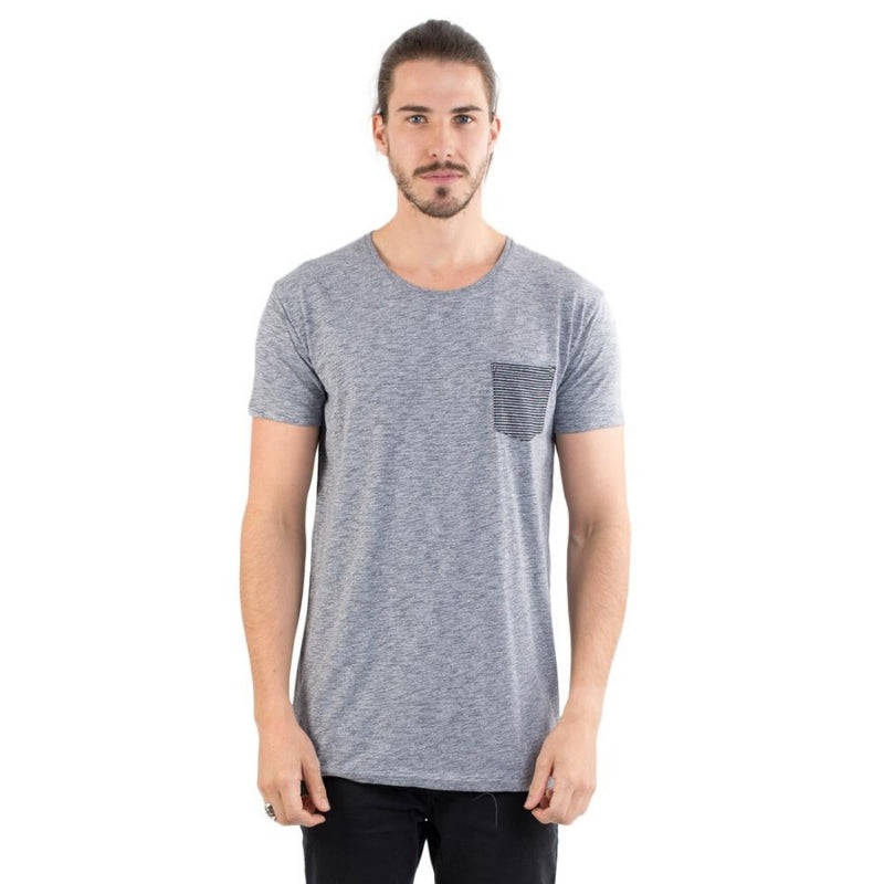 Vision Tee Navy Marle Texture S