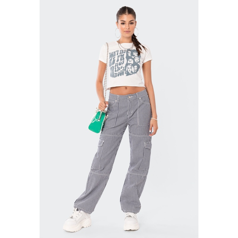 Stripe Out Cargo Pants MIX XS