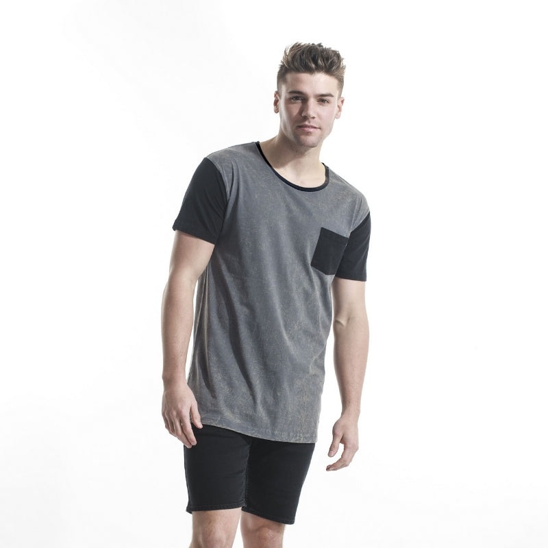 Carb Tee  Teal/Black S