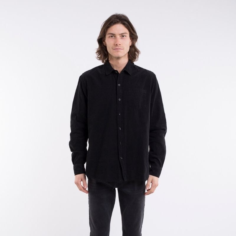 Costanza L/S Cord Shirt Black S