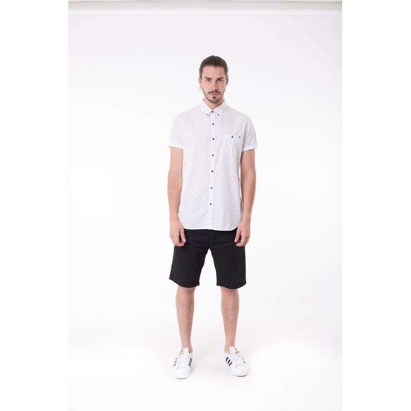 Caspian S/S Shirt White S