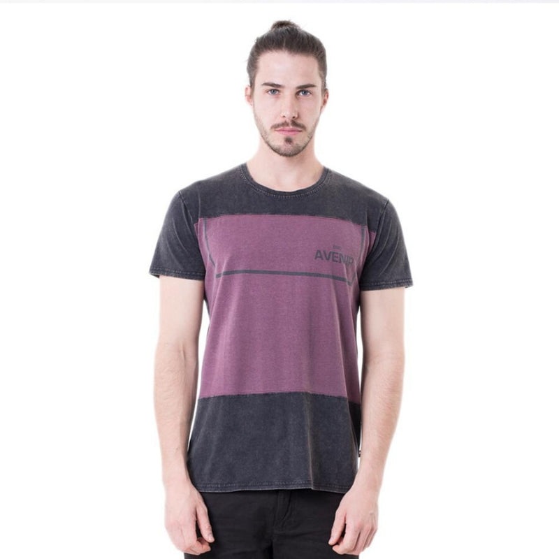 Avoidance Tee Black / Burgundy S