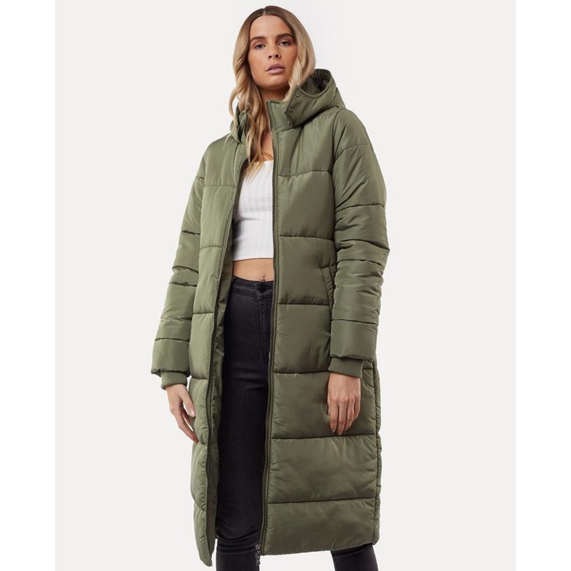 Zoe Longline Puffer Khak Khaki 6