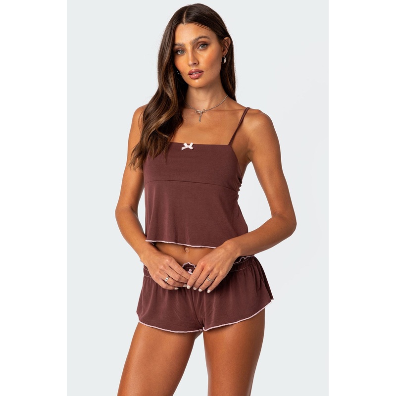 Alice Tank Top BROWN XS