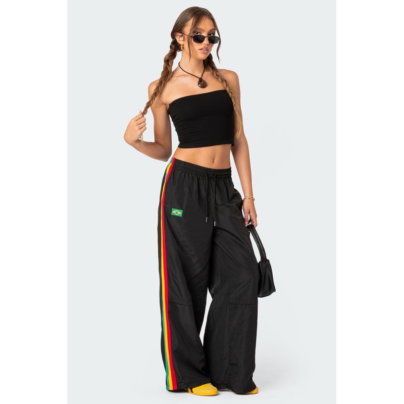 Brasil Nylon Track Pants BLACK XS