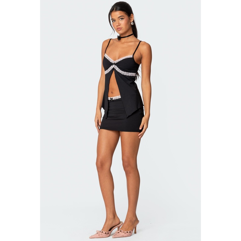 Sorely Mini Skirt BLACK XS