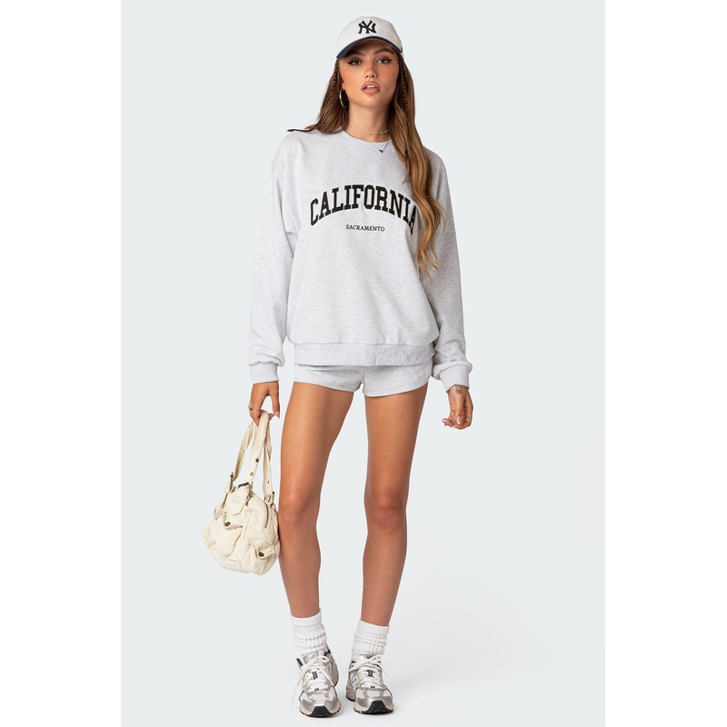 California Girl Shorts GRAY MELANGE XS