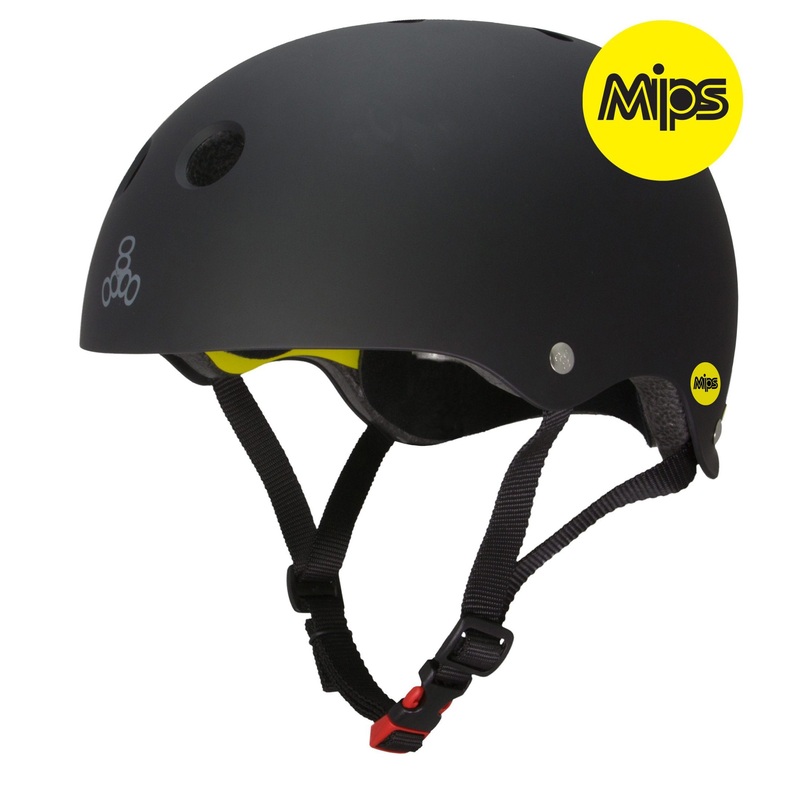 Triple8 Dual Certified MIPS Black Rubber XS/S
