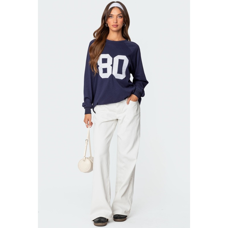 Roman Low Rise Slouchy Jeans WHITE XS