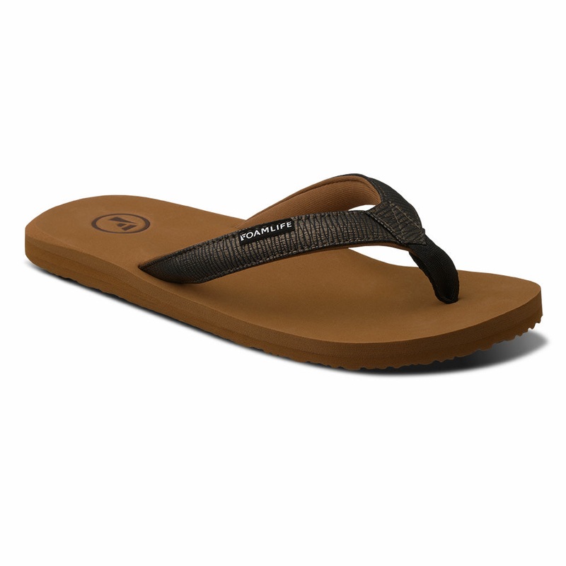 Foamlife Flip Flop Seales-Earth Brown 3