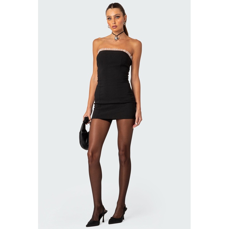 Marcy Mini Dress BLACK XS