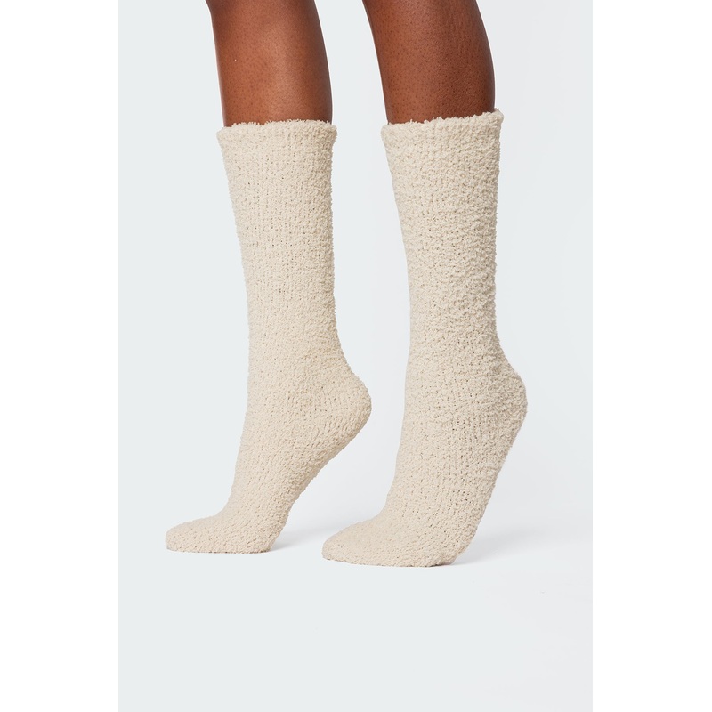 Fluffy Socks CREAM OS