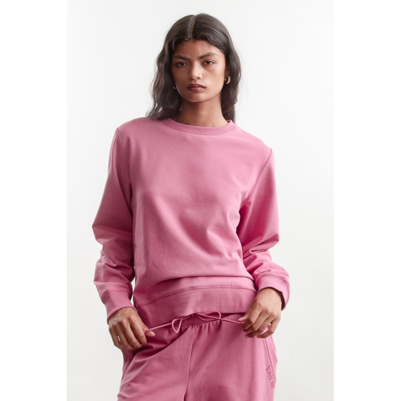 Hannah Sweatshirt _ 160332 _ Dusty Pink XS DUSTY PINK