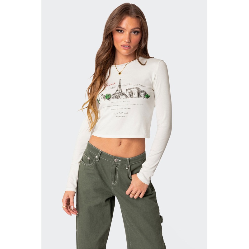 Phillipa Long Sleeve T Shirt WHITE XS