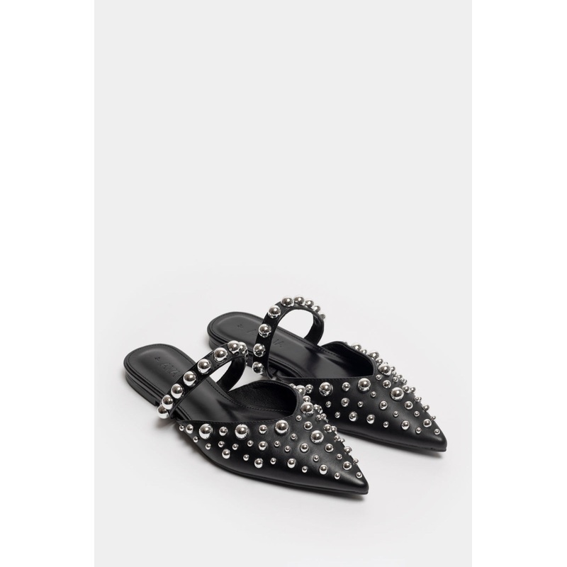 Luleka Studded Pump _ 165572 _ Black Texture 3 BLACK TEXTURE