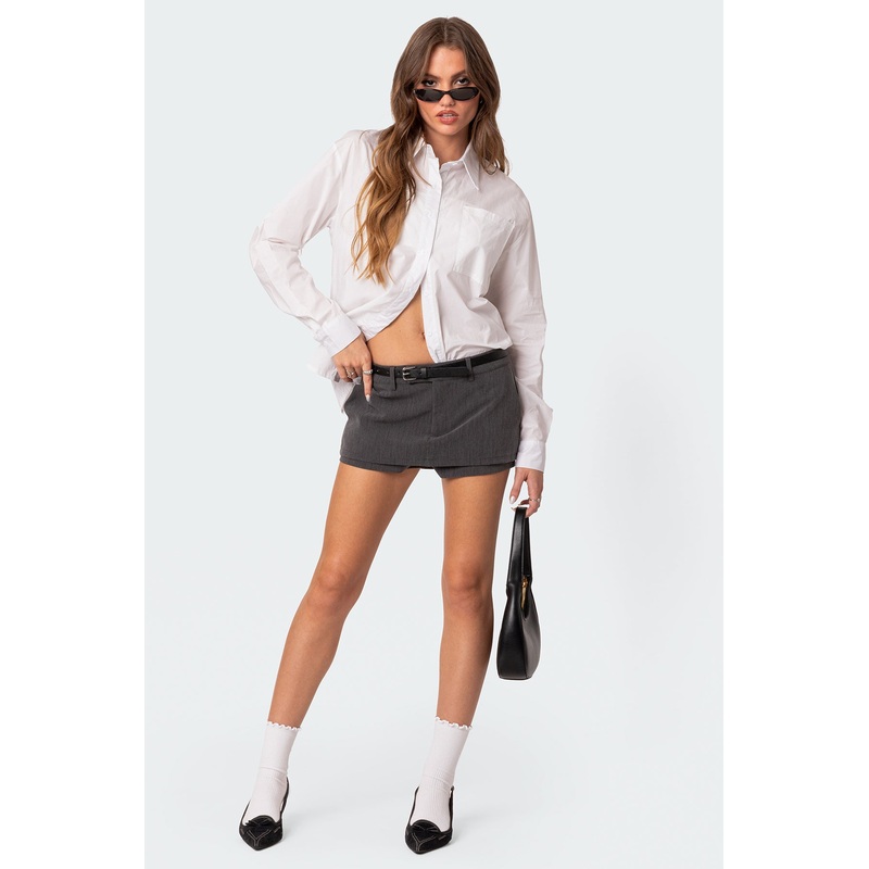 Sloan Mini Skort DARK GRAY XS
