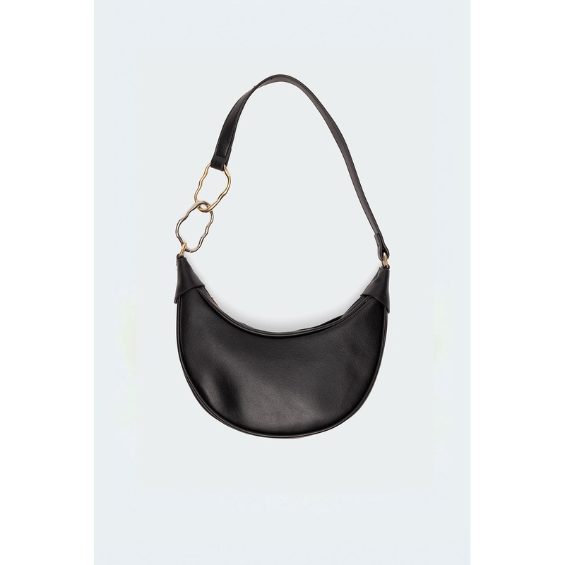 Perfect Pairing Faux Leather Shoulder Bag BLACK OS