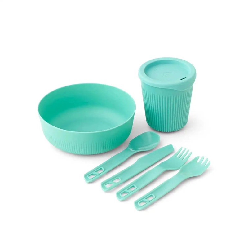 Passage Dinnerware Set – (6 Piece) AQUA SEA BLUE