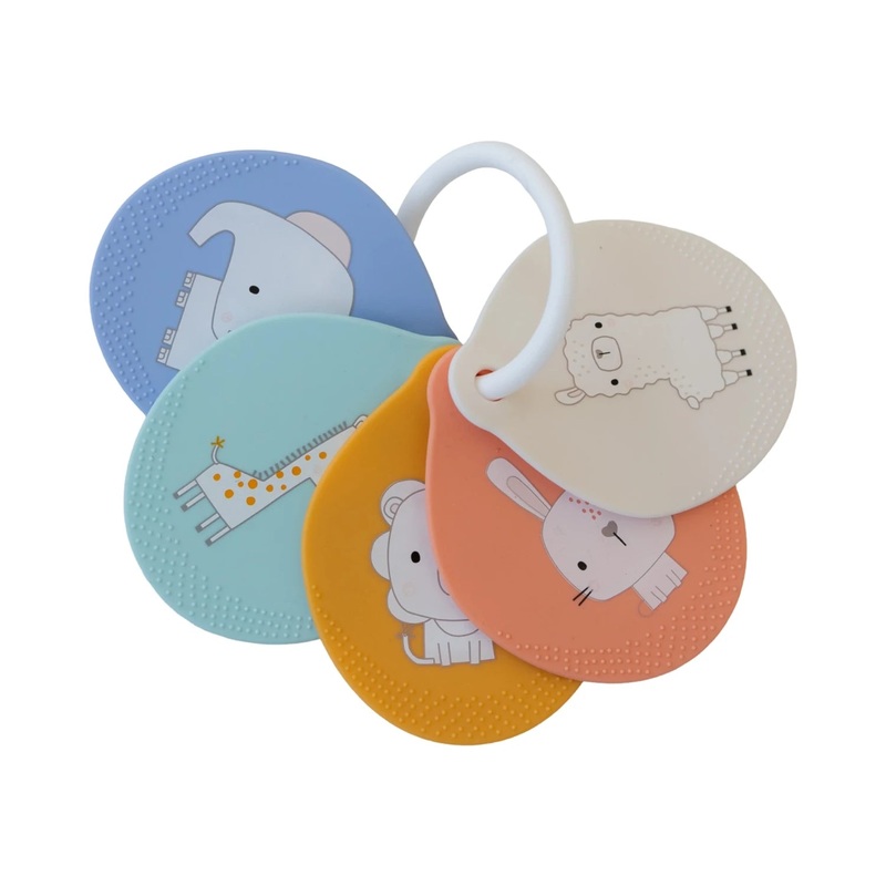 Baby Teething Flash Cards NATURE COLORS