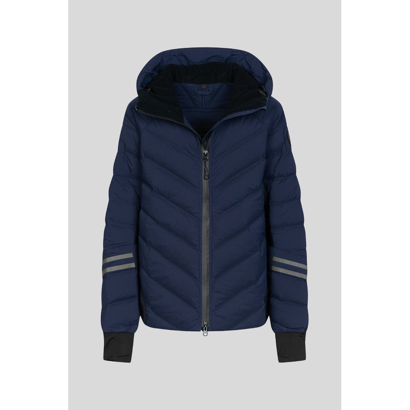 Women’s Hybridge Cw Down Bomber Jacket Black Label XS Excellent